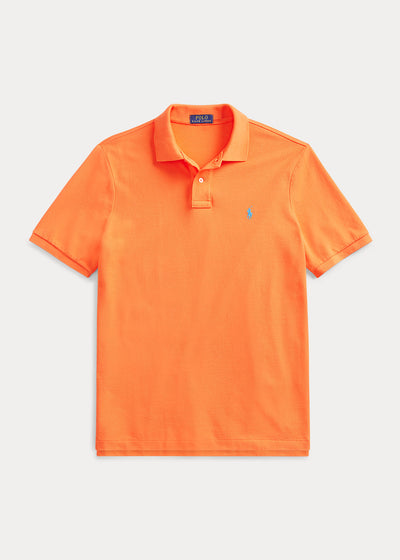 Ralph Lauren Custom Slim Fit Mesh Polo Shirt | Resort Orange