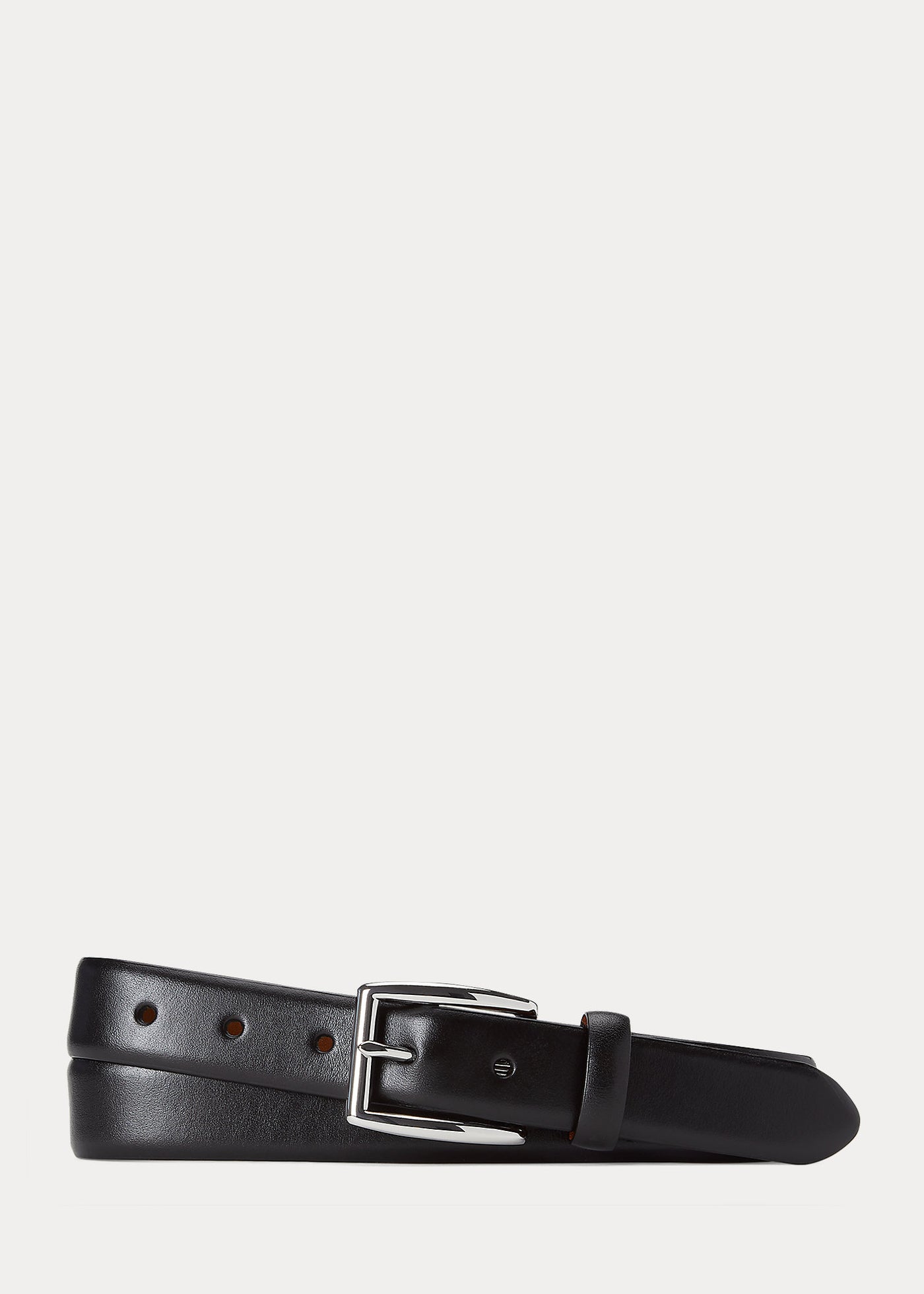 Ralph Lauren Harness Leather Dress Belt | Black