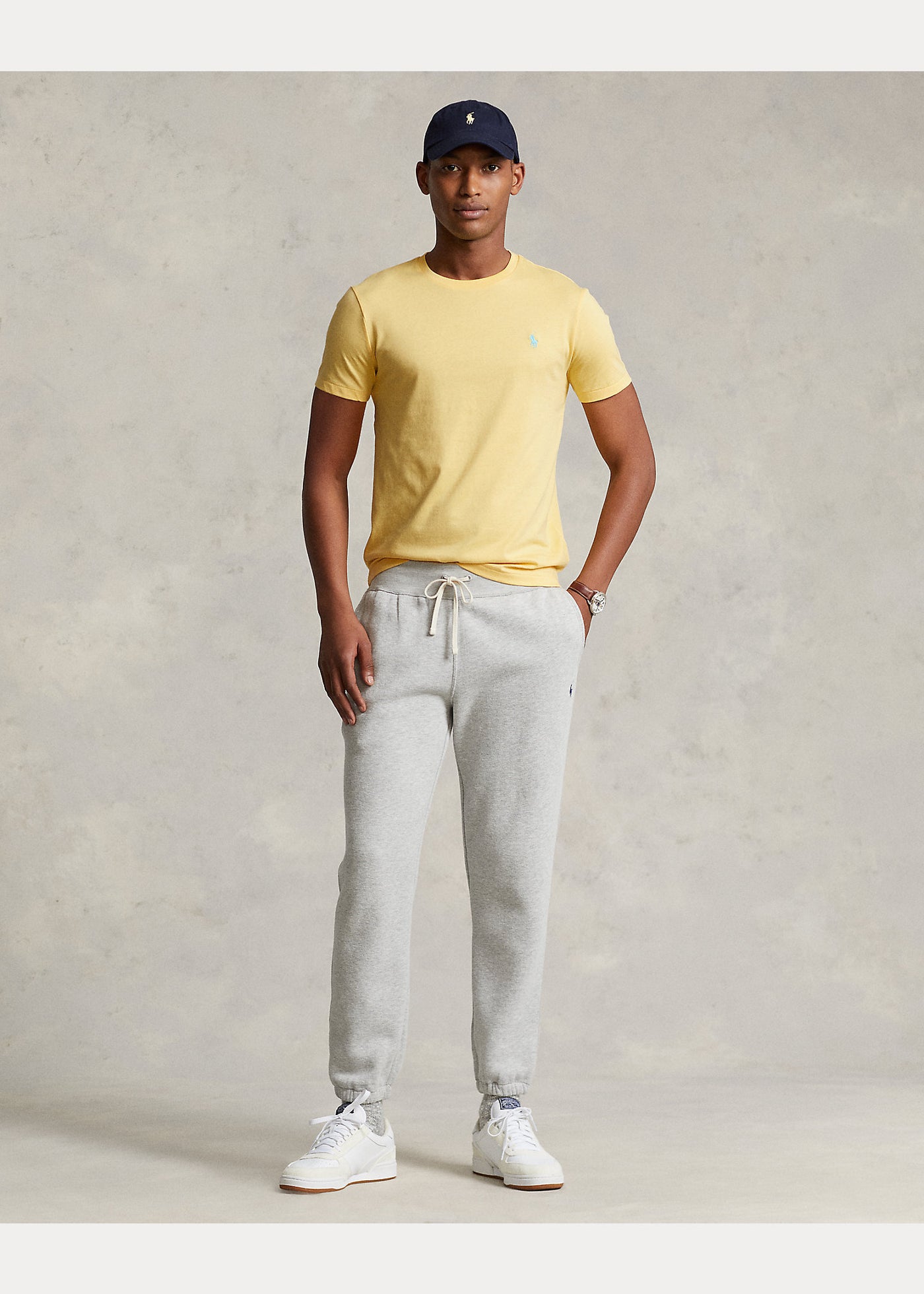 Ralph Lauren Custom Slim Fit Jersey Crewneck T-Shirt | Empire Yellow