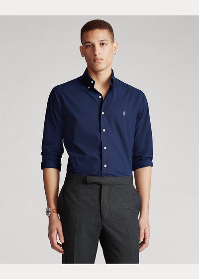 Ralph Lauren Shirt Custom Fit Poplin | Newport Navy
