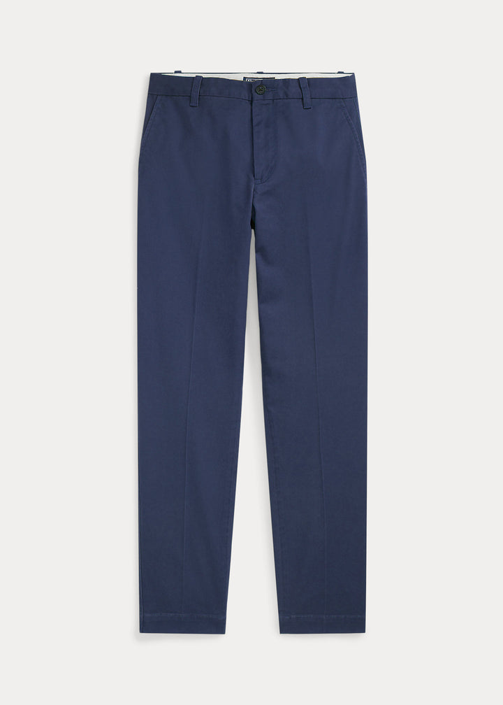 Ralph Lauren Cropped Slim Fit Twill Chino Trouser | Newport Navy