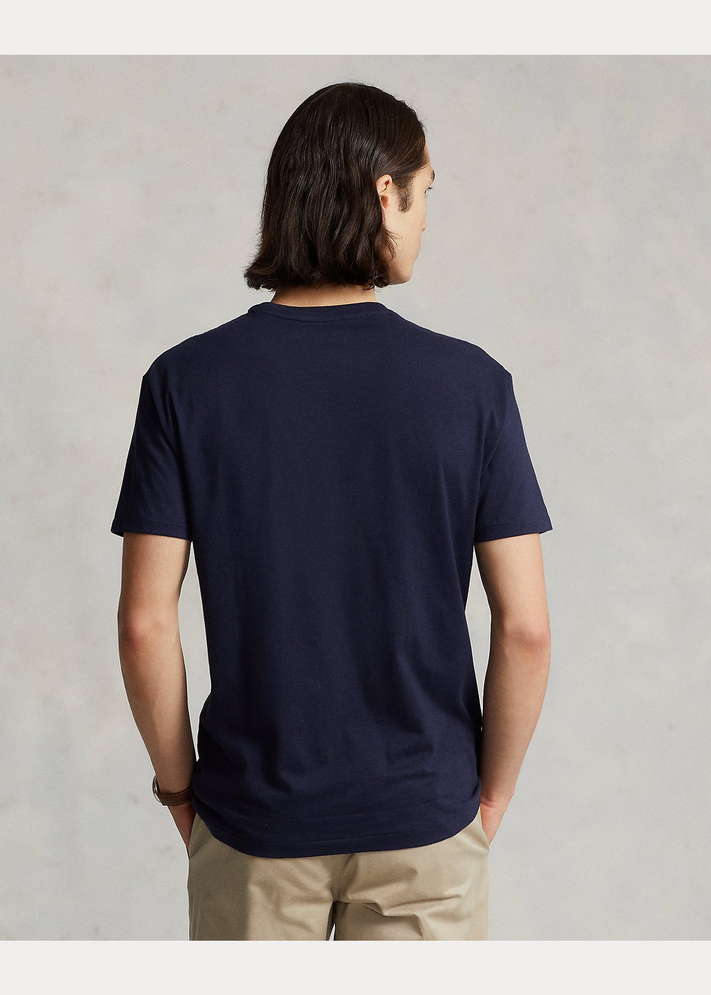 Ralph Lauren Custom Slim Fit Jersey Crewneck T-Shirt | Ink