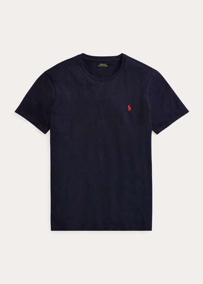 Ralph Lauren Custom Slim Fit Jersey Crewneck T-Shirt | Ink